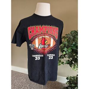 Louisville Cardinals Sugar Bowl Champions T-Shirt Sz XL